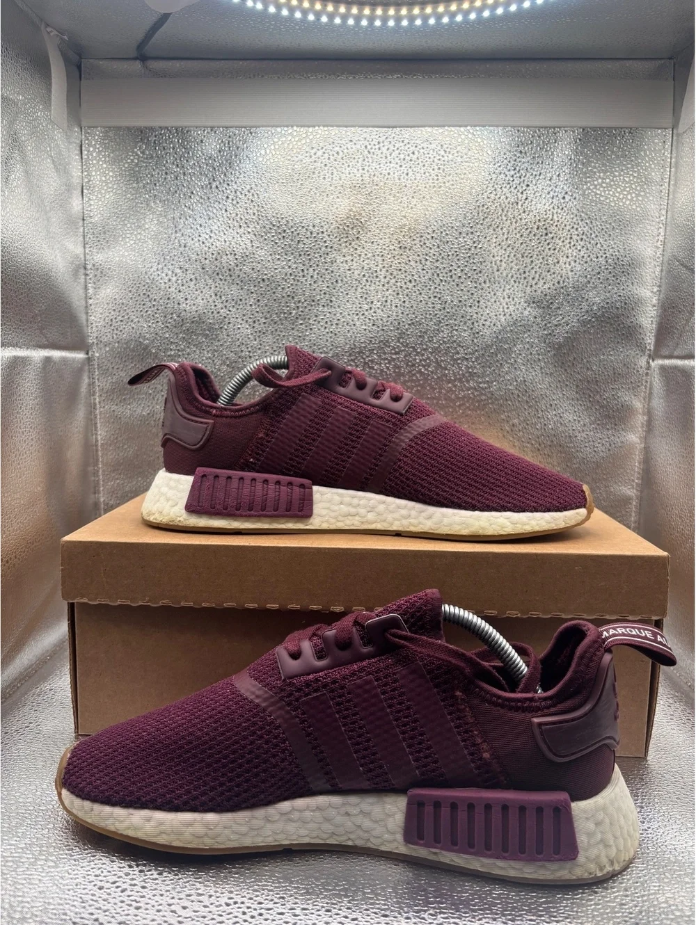 Adidas NMD_R1 maroon gum
